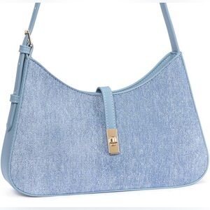 BNWT Denim Light Blue Mini Shoulder Bag Y2K Style (NOT COACH)